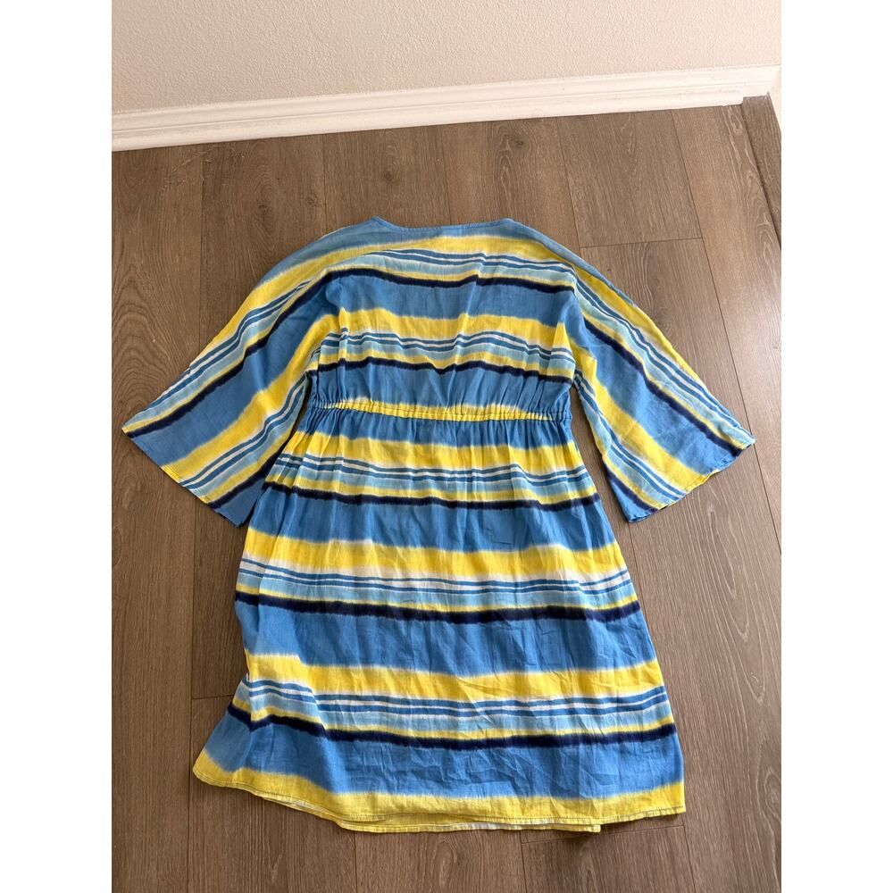 Milly Cabana Nantucket Stripe Swim Coverup Kennedy Summer American - Picture 2 of 3